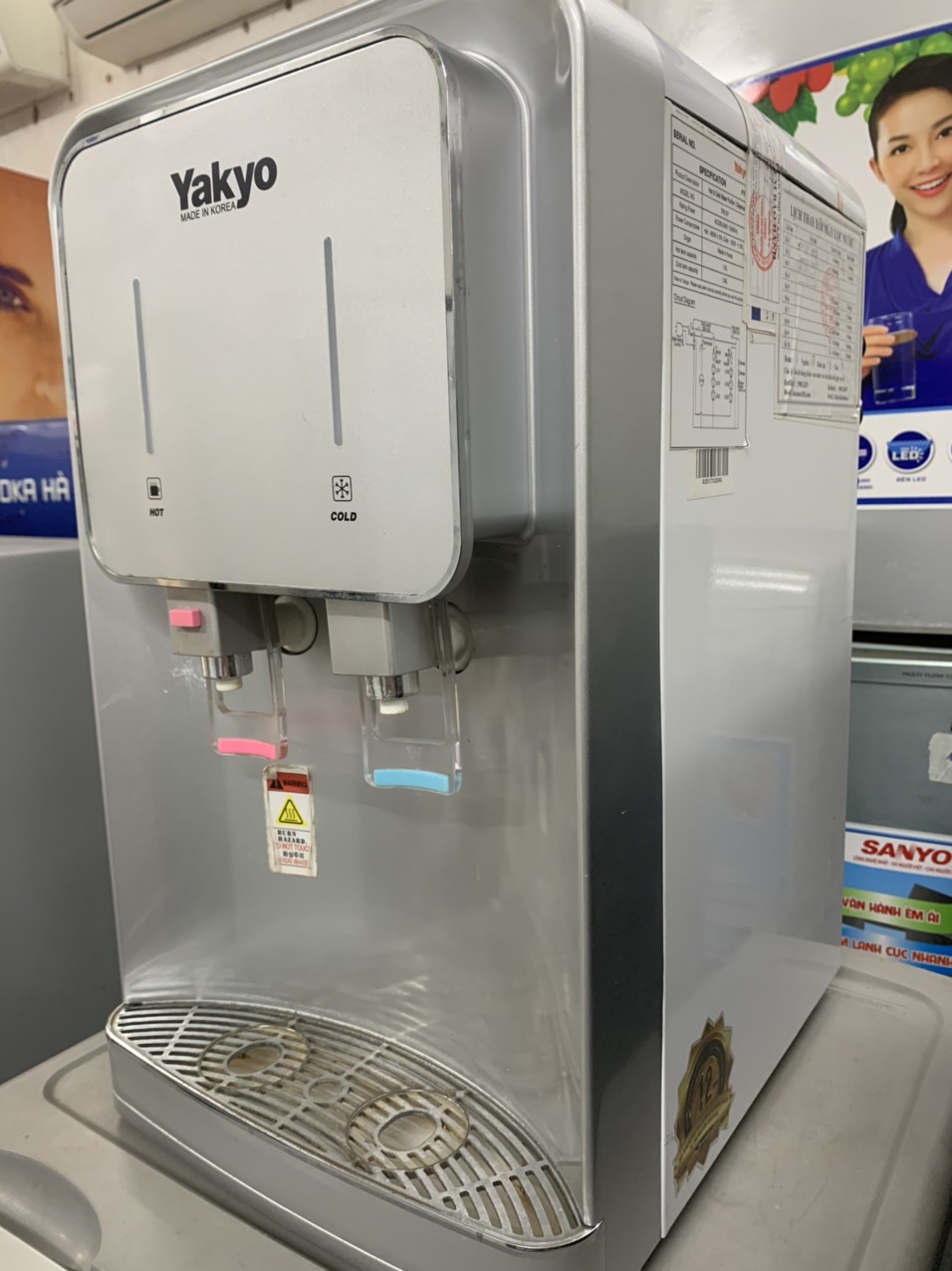 Máy lọc nước để bàn yakyo 3,8 lít